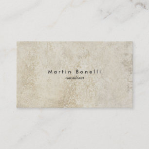 Carte De Visite Mur de pierre moderne unique minimaliste simple