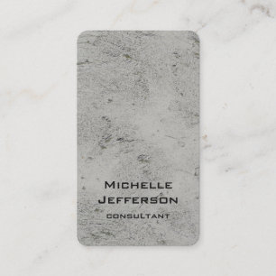 Carte De Visite Mur gris artistique vertical Design unique