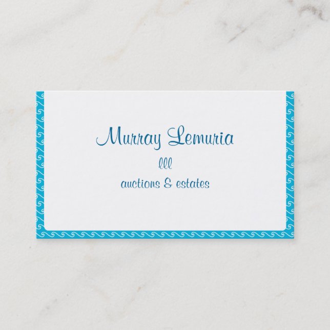 Carte De Visite Murray Waves (Devant)