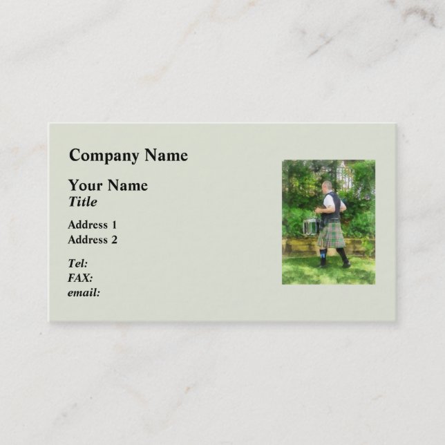 Carte De Visite Music (Devant)