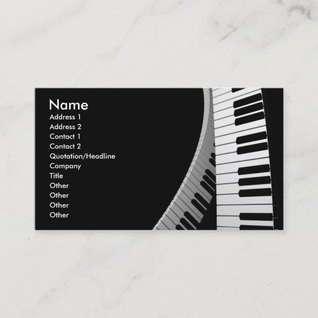Carte De Visite music2 (Devant)