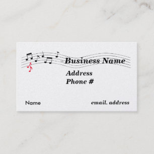 Carte de visite musical