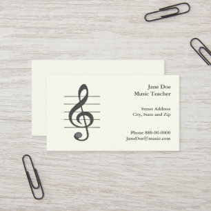 Carte de visite musical