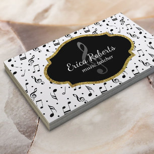 Carte De Visite Musical vocal de chanteur d'entraîneur de