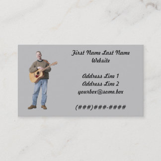 Carte De Visite Musicien