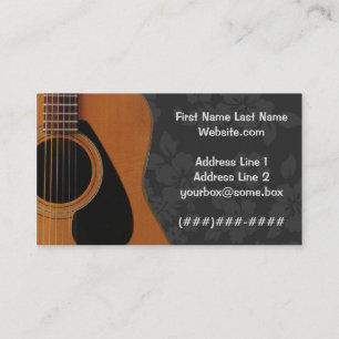 Carte De Visite Musicien