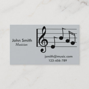 Carte De Visite Musicien indépendant, musicien de session Profess