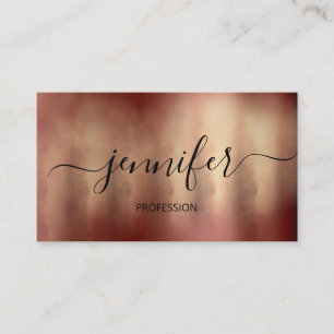 Carte De Visite Musicien professionnel DJ Artistique Paint Gold