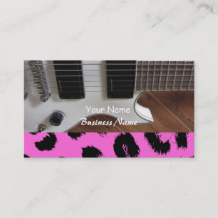Carte De Visite Musique de guitare rock