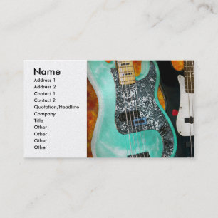 Carte De Visite Musique - Guitare - Rock on dud