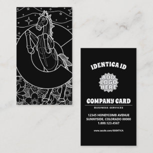Carte De Visite mustang bleu du colorado