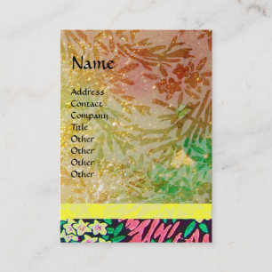 Carte De Visite MYRTLE MAGIQUE / Réflexions d'or étincelantes