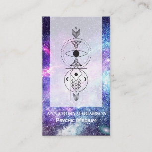 Carte De Visite *~* Mystique celtique Univers Psychique Moyenne Né