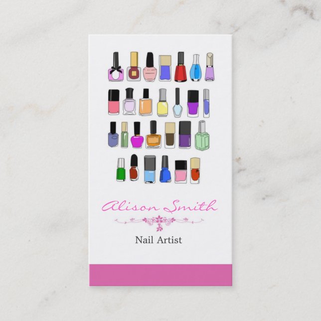 Carte De Visite Nail artist (Devant)