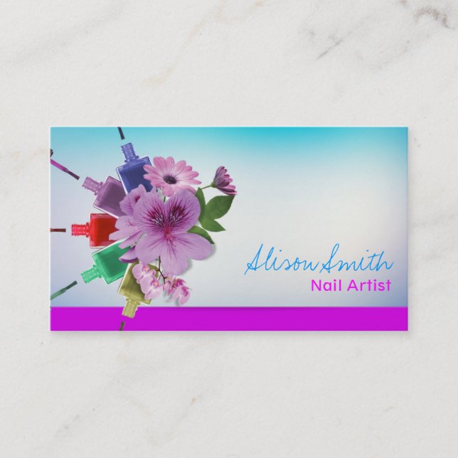 Carte De Visite Nail Artist (Devant)