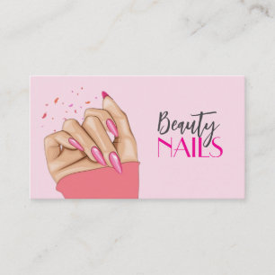 Carte De Visite Nails Salon Business Card