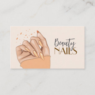 Carte De Visite Nails Salon Business Card