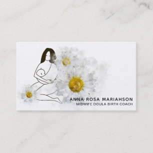 Carte De Visite *~* Naissance de la sage-femme Doula Grossesse Flo