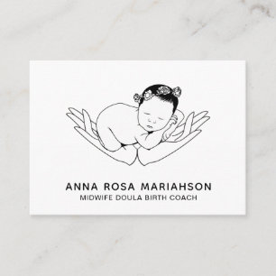 Carte De Visite *~* Naissance d'une sage-femme Grossesse Doula Nan