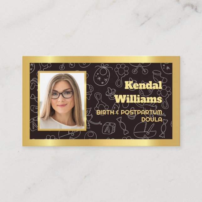 Carte De Visite Naissance et post-partum Doula (Devant)