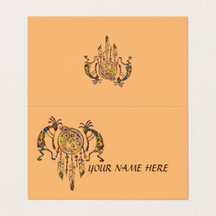 Carte De Visite Native American Kokopelli