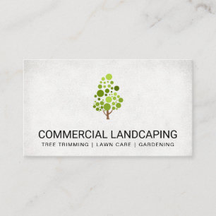 Carte De Visite Nature Arbre Jardinage Paysage