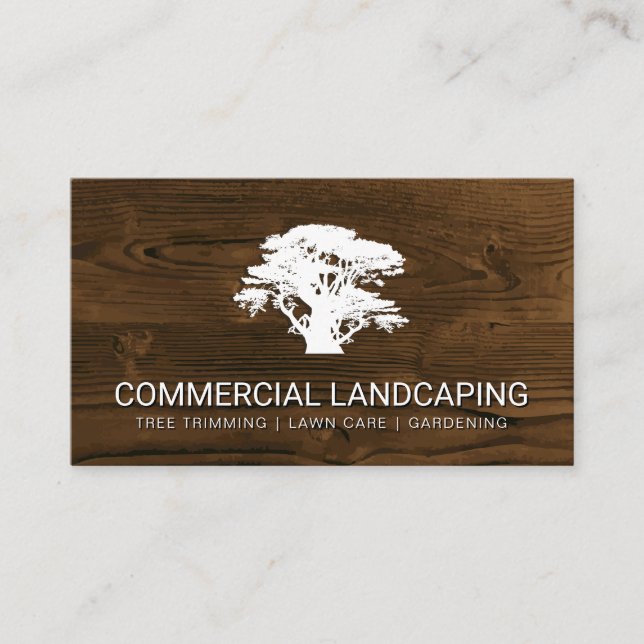 Carte De Visite Nature | Arbre | Jardinage | Paysage (Devant)