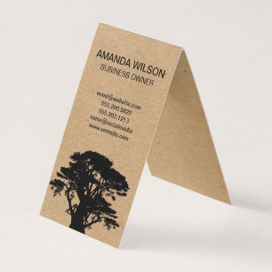 Carte De Visite Nature Arbre Jardinage Paysage