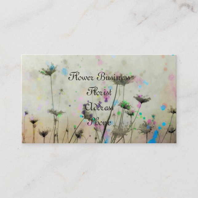 Carte De Visite Nature dans les couleurs (Devant)