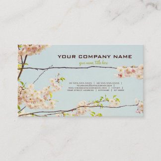 Carte De Visite Nature de floraison