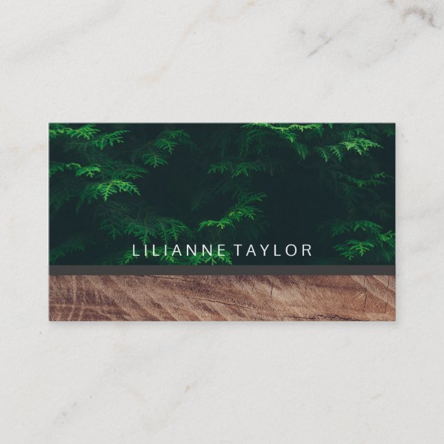 Carte De Visite Nature | Forêt (Devant)