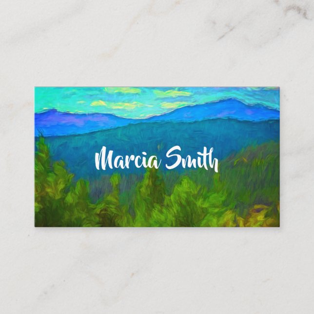 Carte De Visite nature paysage paysage art (Devant)