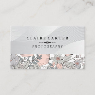Carte De Visite Nature Plante Modèle floral