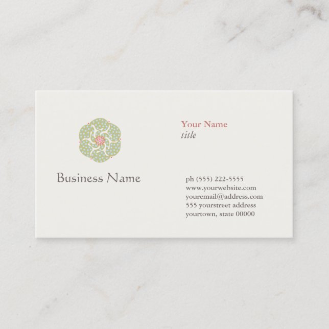 Carte De Visite Naturopath Santé naturelle holistique (Devant)