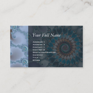 Carte De Visite Nautilus - Art fractal