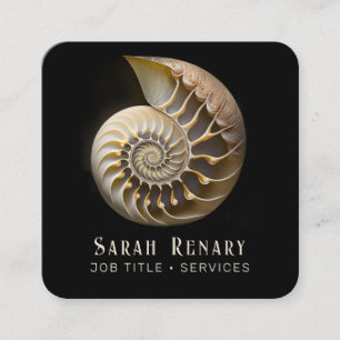 Carte de visite Nautilus Shell