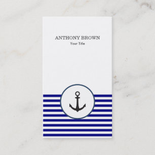 Carte de visite nautique d'Ancre