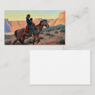 Carte De Visite Navajo Mother, 1945 par Maynard Dixon