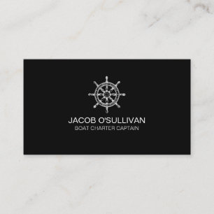 Carte De Visite Navire Bateau Charte Pêche