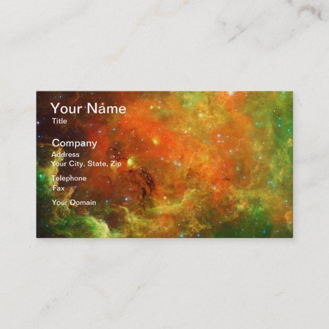 Carte De Visite Nebula Amérique du Nord (Devant)