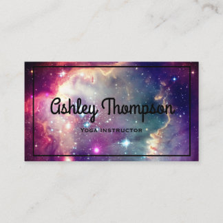 Carte De Visite Nébuleuse de galaxie de hippie