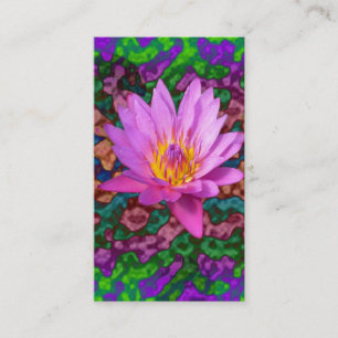 Carte de visite nénuphar