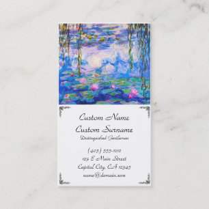 Carte De Visite Nénuphars Claude Monet