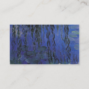 Carte De Visite Nénuphars et branches de saule pleurant - Monet