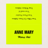 Neon Chartreuse Jaune Personnalisé Couleur Clair