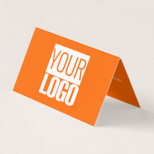 Carte De Visite  Neon orange - ajoutez votre logo