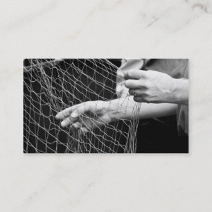 Carte de visite net de pêche
