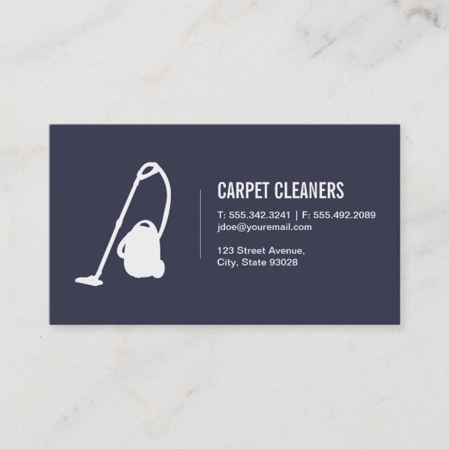 Carte De Visite Nettoyage de tapis (Devant)