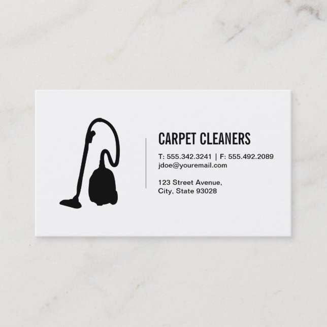 Carte De Visite Nettoyage de tapis (Devant)