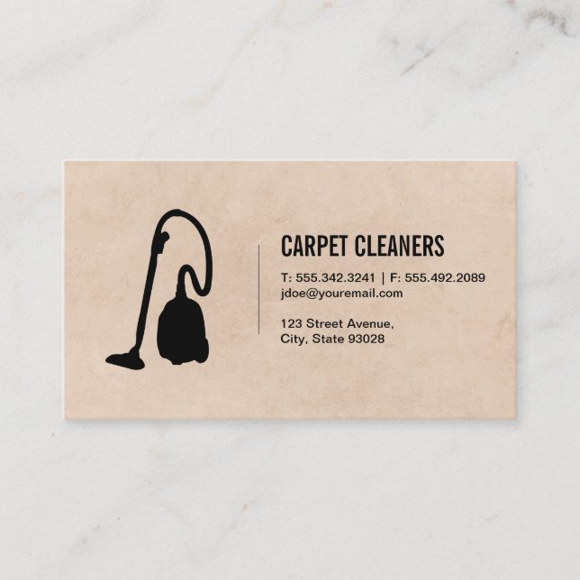 Carte De Visite Nettoyage de tapis (Devant)